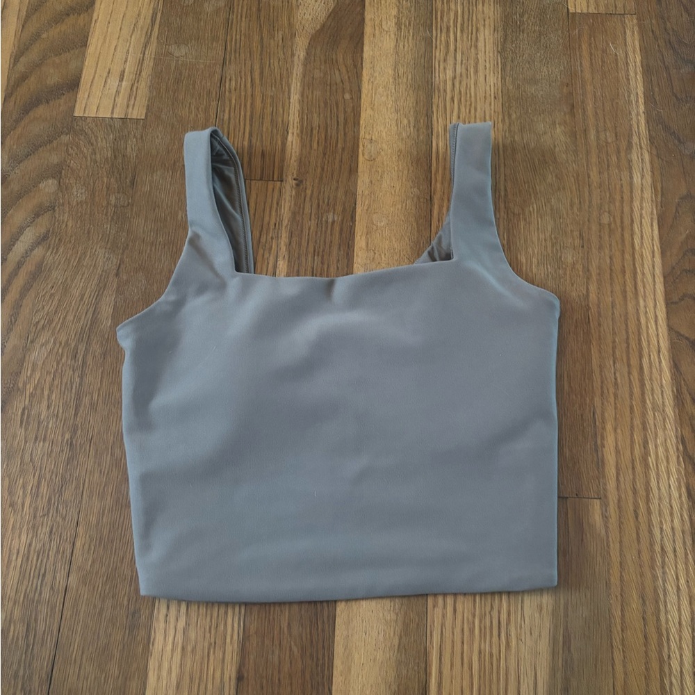 Abercrombie & Fitch tan Crop Top